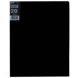 Pasta c/20 Bolsas 40 Paginas Catalogo Eagle Preto 100EA9002AK/50