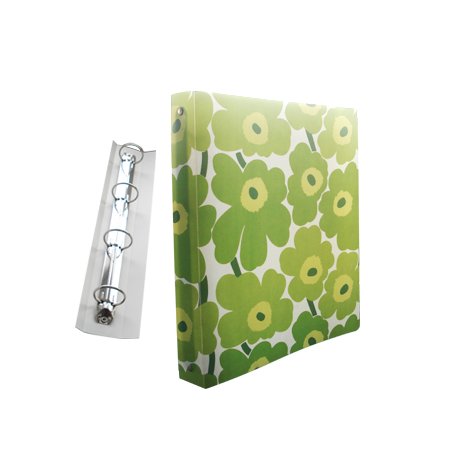 Pasta Arquivo L/E Marimekko 4 Argolas 310x240x40mm Verde SME42014455