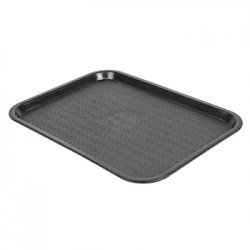 Bandeja Fast Food 30,4x41,4cm PP Preto 6621395