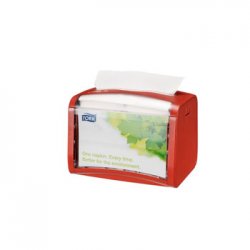 Dispensador p/275 Guardanapos TORK (N4) Cor Vermelho 651272612