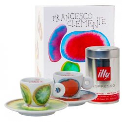 Conj Chav+Pires Esp Illy Art Collect F.Clemente+Lata250g 2un 661B025