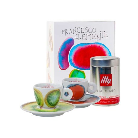 Conj Chav+Pires Esp Illy Art Collect F.Clemente+Lata250g 2un 661B025