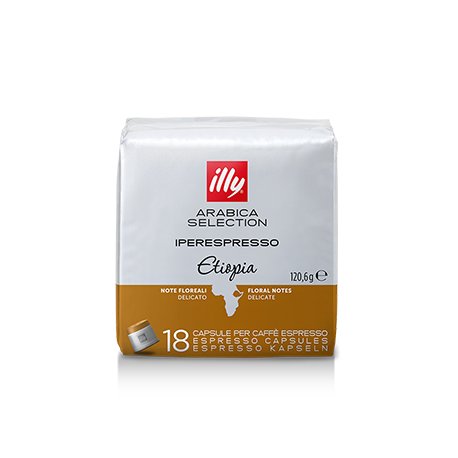 Café Cápsulas IperEspresso ILLY Etiópia Pack 18un 6607114