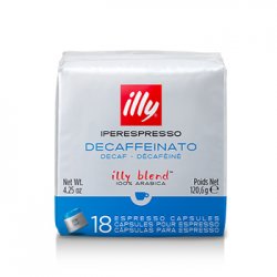 Café Cápsulas IperEspresso ILLY Descafeinado Pack 18un 660A032