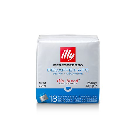 Café Cápsulas IperEspresso ILLY Descafeinado Pack 18un 660A032