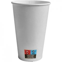 Copos Papel 355ml 12oz Branco 50un 6611062