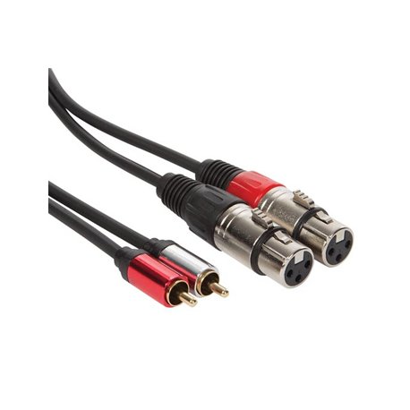 Cabo Audio 2x XLR Macho para 2x RCA Macho 1,2m VELPAC152