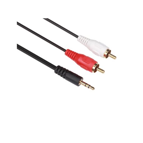 Cabo Áudio Jack Stereo Macho para 2x RCA Macho 1,2m VELPAC205B015N