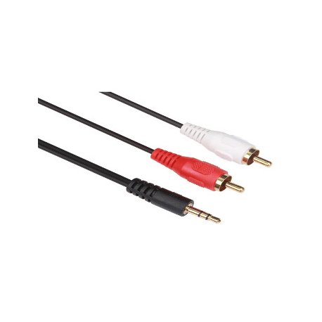 Cabo Áudio Jack Stereo Macho 3,5mm/2xRCA Macho 10m VELPAC205B100N