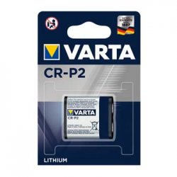 Pilhas CR-P2 Lithium 6V 1600mAh Varta 1un 1961018