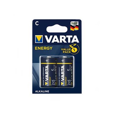 Pilhas LR14 / C Alcalinas 1.5V 7800mAh Varta Energy 2un 1961029