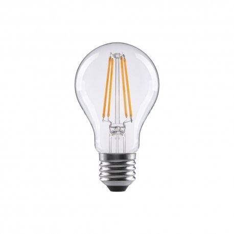 Lâmpada LED E27 6,5W 806lm Incand. Transp. Branco Quente XAV112804