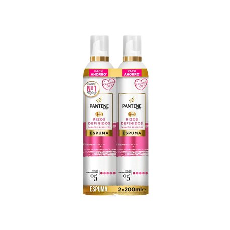 Espuma Cabelo Pantene Caracóis Definidos Pack 2x200ml 6831395