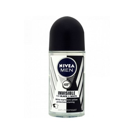 Desodorizante Roll-On NIVEA Men Black White Invisible 50ml 6831611