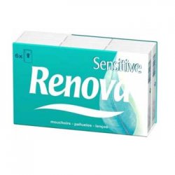 Lenços Papel Renova Sensitive Pacotes 6un 6541003