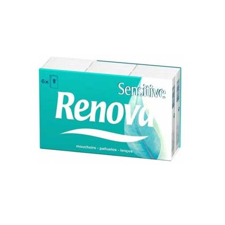 Lenços Papel Renova Sensitive Pacotes 6un 6541003