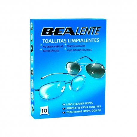 Toalhitas Limpa Lentes Bealente 10un 7541088