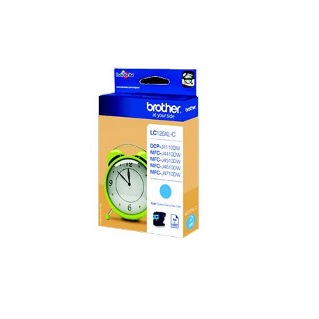 Tinteiro Brother LC125XLC Azul 13,1ml 1200 Pág. BROLC125XLC