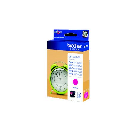 Tinteiro Brother LC125XLM Magenta 13,1ml 1200 Pág. BROLC125XLM