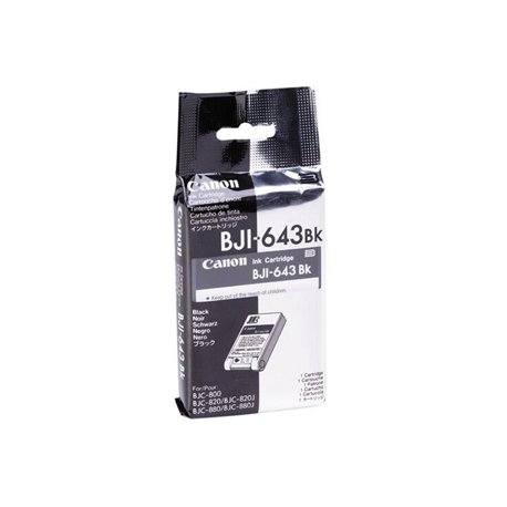 Tinteiro Canon BJI-643 Preto CANBJI643BK