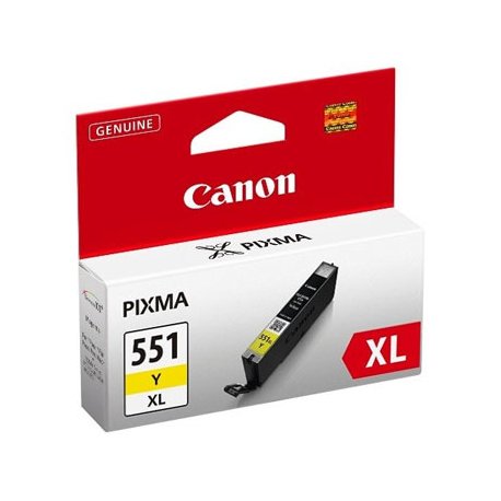 Tinteiro Canon 551XL Amarelo 6446B001 11ml CANCLI551YXL