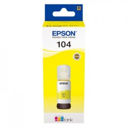 Tinteiro Epson 104 Amarelo C13T00P440 70ml 7500 Pág. EPSC13T00P440