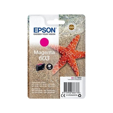 Tinteiro Epson 603 Magenta C13T03U34010 2,4ml EPSC13T03U34010