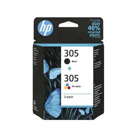 Pack Tinteiros HP 305 Preto/Cor 6ZD17A 120/100 Pág. HP6ZD17A