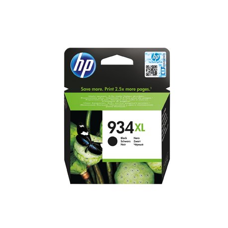 Tinteiro HP 934XL Preto C2P23A 25,5ml 1000 Pág. HPC2P23A