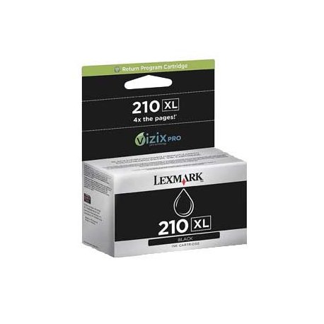 Tinteiro LEXMARK Retorno 210XL Preto 14L0174E 2500 Pág. LEX14L0174E