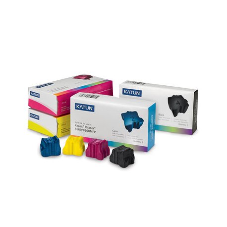 Pack Tinta Sólida Compatível Xerox Azul 3000 Pág. 3un KAT37983