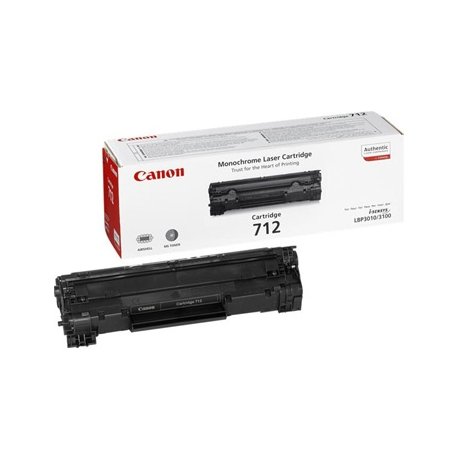 Toner Canon 712 Preto 1870B002 1500 Pág. CANCRG712