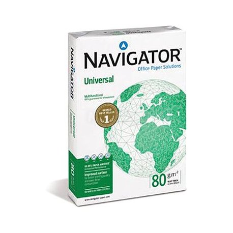 PAPEL A4 80GR RESMA NAVIGATOR UNIVERSAL Paletede 60 caixas. Cliente tem que ter condições de descarga. Não abrimos a palete