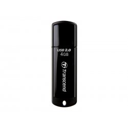 Transcend JetFlash 350 - Drive flash USB - 4 GB - USB 2.0 - preto TS4GJF350