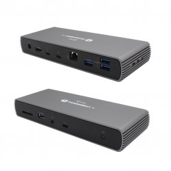 Docking Station i-tec Thunderbolt 4 2x Display com alimentação até 96W - s/Carregador TB4DUALDOCKPD