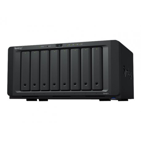 Synology Disk Station DS1821+ - Servidor NAS - 8 baias - SATA 6Gb/s - RAID (expansão de disco rígido) RAID 0, 1, 5, 6, 10, JBOD