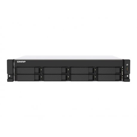 QNAP TS-873AeU - Servidor NAS - 8 baias - montável em bastidor - SATA 6Gb/s - RAID (expansão de disco rígido) RAID 0, 1, 5, 6, 