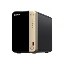 QNAP TS-264 - Servidor NAS - 2 baias - SATA 6Gb/s - RAID (expansão de disco rígido) RAID 0, 1, 5, 6, 10, 50, JBOD, 60 - RAM 8 G