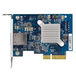 QNAP QXG-10G1T - Adaptador de rede - PCIe 3.0 x4 baixo perfil - 10Gb Ethernet x 1 - para QNAP QGD-1600, TS-1232, 253, 453, 473,