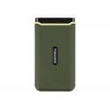 Transcend ESD380C - SSD - 4 TB - externa (portátil) - USB 3.2 Gen 2x2 - verde militar TS4TESD380C