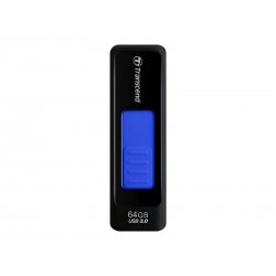 Transcend JetFlash 760 - Drive flash USB - 64 GB - USB 3.0 - preto TS64GJF760