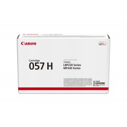 Toner CANON 057 Preto Alto Rendimento - i-SENSYS LBP22x LBP23x MF44x MF45x (9.000) 3010C002