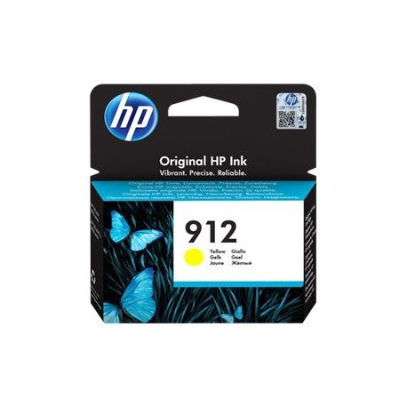 Tinteiro HP 912 Amarelo 3YL79A 3ml 315 Pág. HP3YL79A