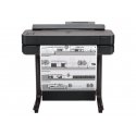 HP DesignJet T650 - 24" impressora de grande formato - a cores - jacto de tinta - Rolo A1 (61,0 cm x 91,4 m) - 2400 x 1200 ppp 