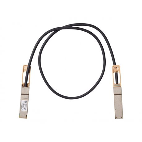 Cisco Copper Cable - Cabo de ligação directa 100GBase - QSFP (M) para QSFP (M) - 3 m - passivo - para Mellanox ConnectX-5 Ex EN