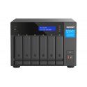 QNAP TVS-H674T - Servidor NAS - 6 baias - SATA 6Gb/s - RAID (expansão de disco rígido) RAID 0, 1, 5, 6, 10, JBOD, 50 - RAM 32 G