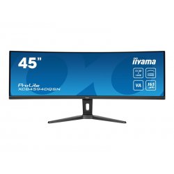 iiyama ProLite XCB4594DQSN-B1 - Monitor LED - curvo - 45" (44.5" visível) - 5120 x 1440 Dual Quad HD @ 165 Hz - VA - 450 cd/m² 