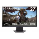 \Monitor LG 27\\\" QHD 1ms 180Hz FreeSync 1000R Curvo Gaming\"" 27GS60QC-B.AEUQ"""