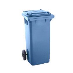 Contentor 120L Plástico 2 Rodas Azul c/ Tampa Azul 57172497