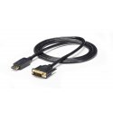 StarTech.com DisplayPort to DVI Cable - 6ft / 2m - 1920 x 1200 - M/M ? DP to DVI Adapter Cable ? Passive DisplayPort Monitor Ca